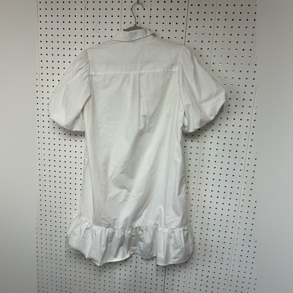 Dynamite Puff Sleeve Shirt Mini Dress - Picture 3 of 5